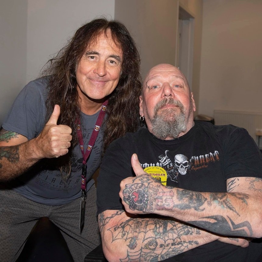 Steve Harris Paul Di Anno Iron Maiden